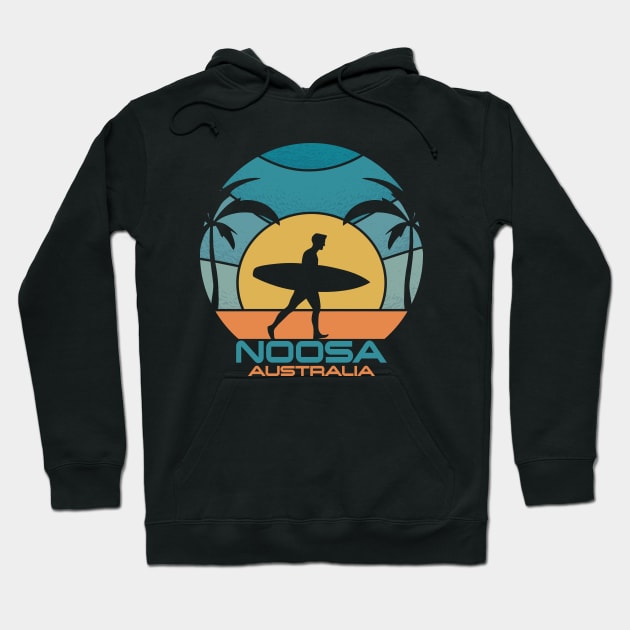 Noosa - Top 10 Surf Break - Australia Hoodie by Jas-Kei Designs